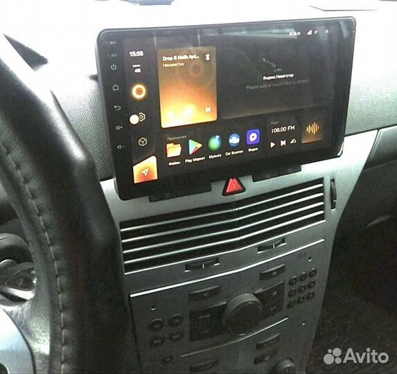 Магнитола Opel Astra H с Android Auto