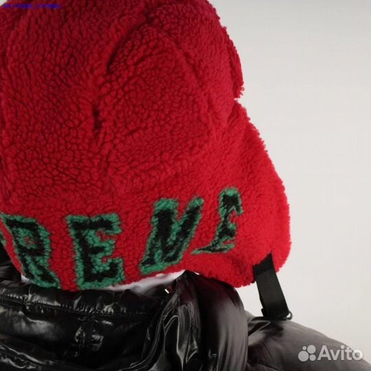 Шапка ушанка Supreme Shearling Trooper (Арт.64136)