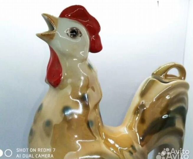 Штоф Петух 25 см. Полонное СССР