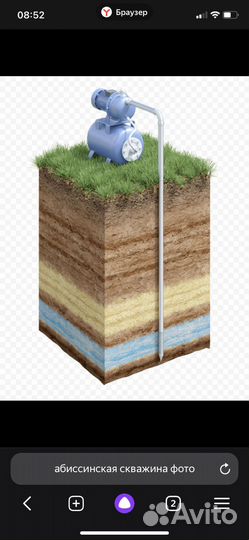 Абиссинская скважина комплект
