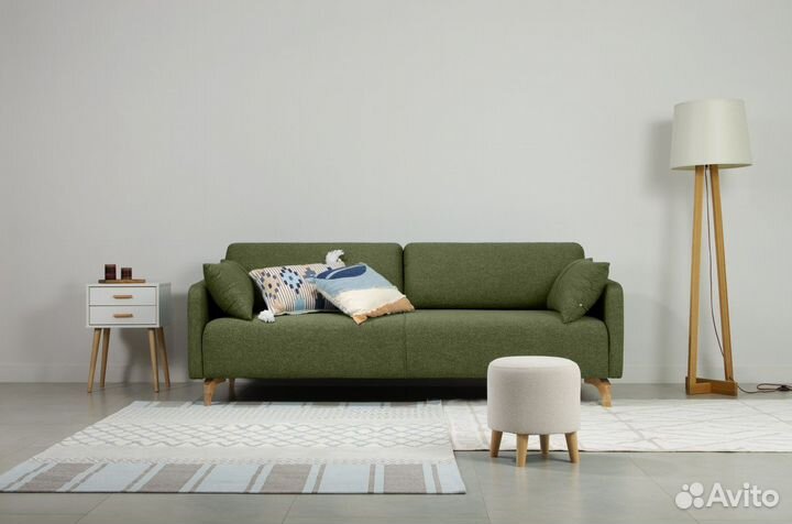 Диван Льери-1 Soft Olive