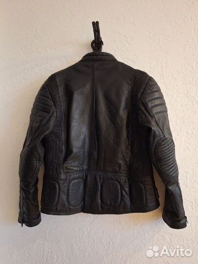 Мотокуртка кожаная