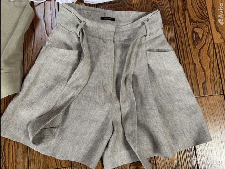 Massimo dutti шорты новые лен xs