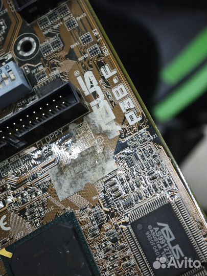 Материнская плата slot 1 + celeron