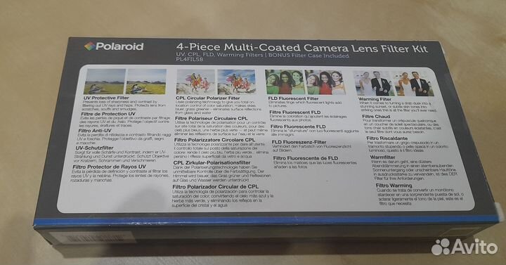 Фильтры Polaroid 58mm 4шт