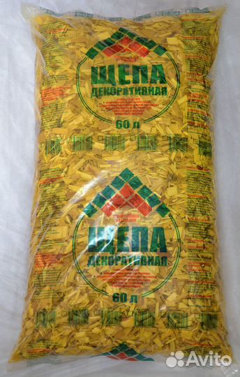 Щепа декоративная 60 литров