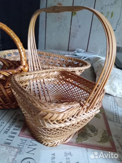 Вазочки и корзиночки из лозы