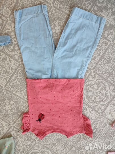Одежда для девочки пакетом, отправлено авито