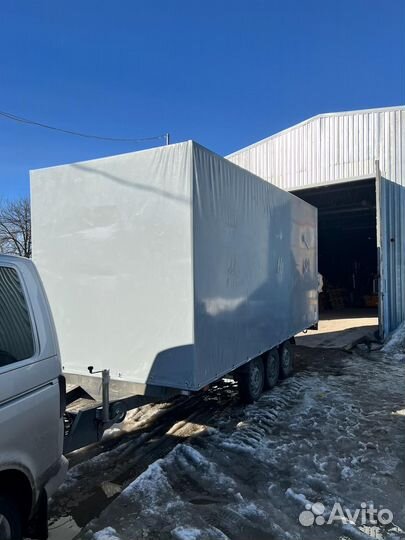 Коммерческий прицеп с тентом 3-х остный