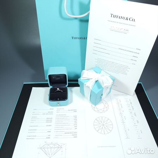 Кольцо Tiffany & Co 0.28 ct