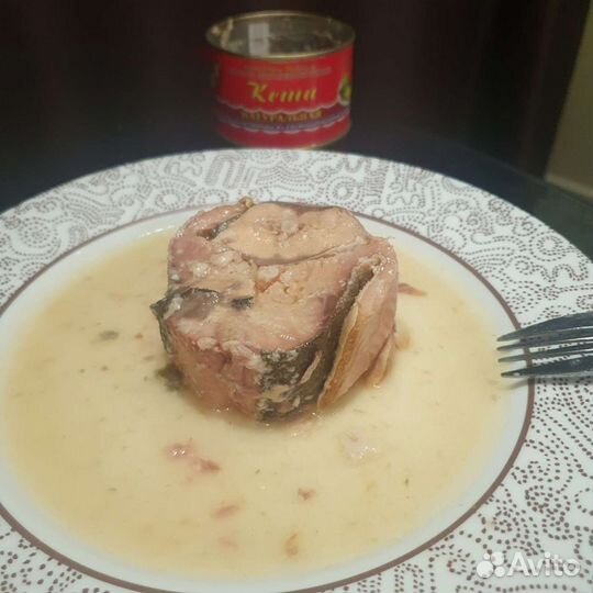Рыба кета охлажденная консервы