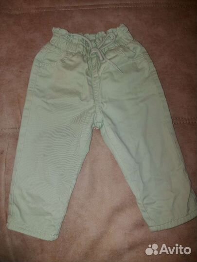 Джинсы утепленные 80-86