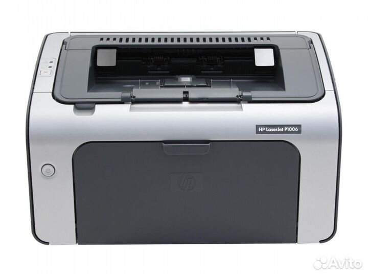 Принтер лазерный HP LaserJet P1006, ч/б, A4, сереб
