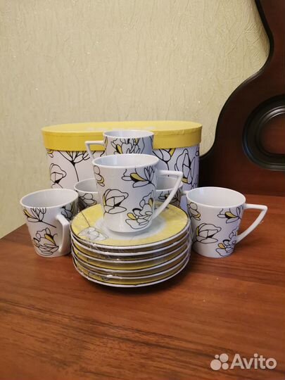 Кофейный сервиз новый