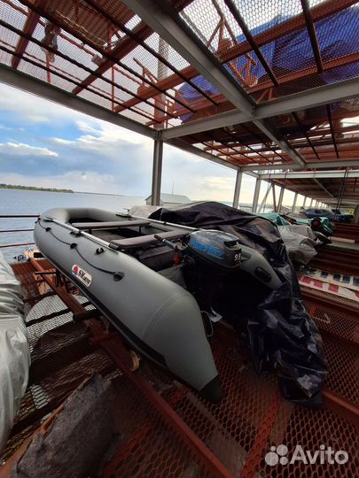 Лодка SMarine 380 мотор Mikatsu (Микатсу) M9.9f