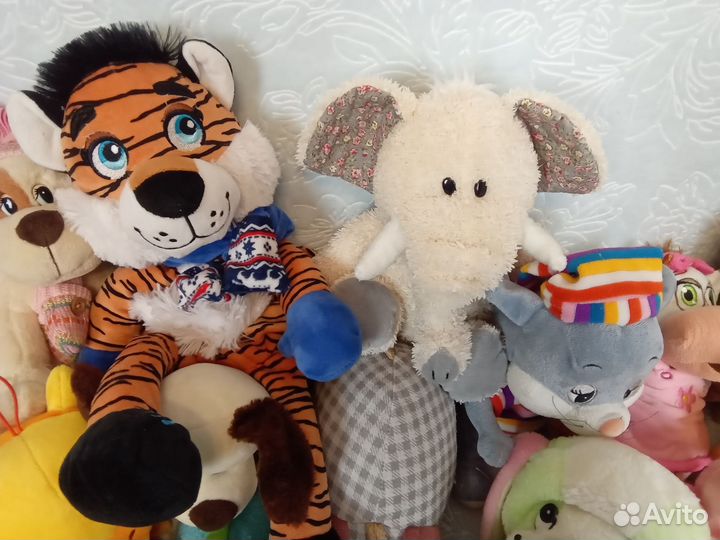 Мягкие игрушки пакетом б/у
