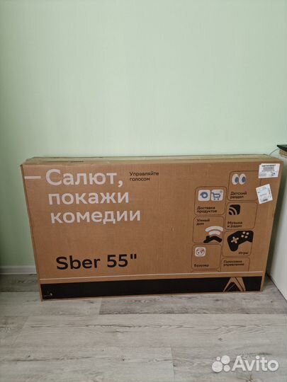 Телевизор Sber 55 дюймов UHD 4K