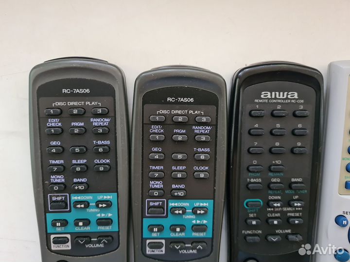 Пульты Aiwa Музыкального Центров музыки