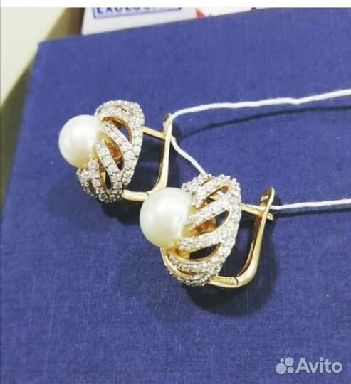 Золотые серьги