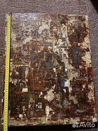 Икона старинная 18 век Праздники