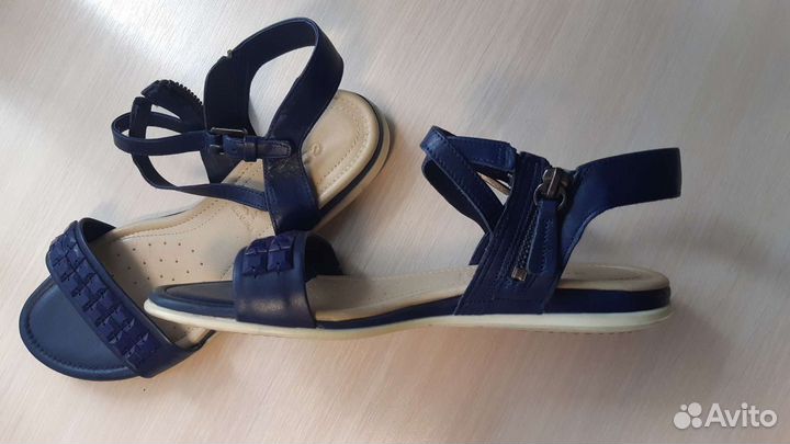 Босоножки синие 35 размер