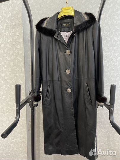 Плащ женский натуральная кожа 46 размер