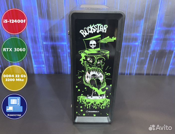 Геймерский комп i5-RTX3050-32DDR4-WHI206514798-H610