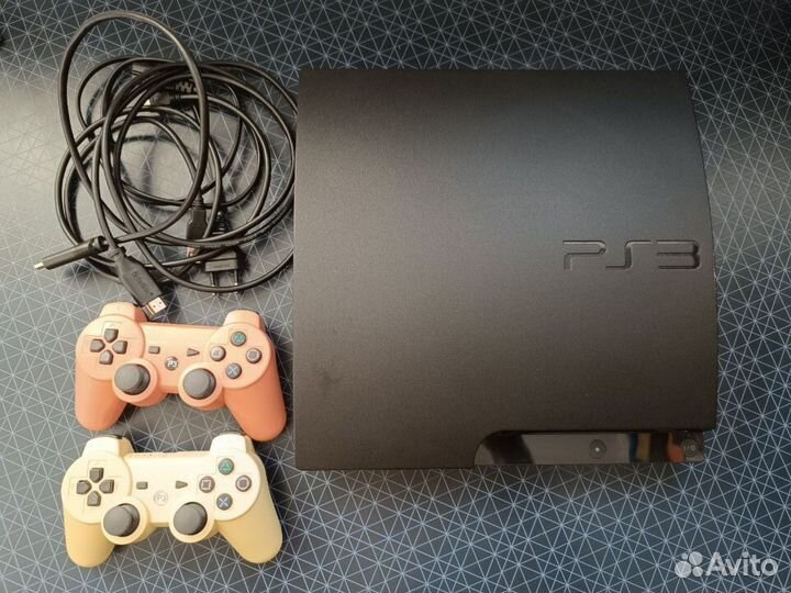 PlayStation 3 Slim (PS3) + диски