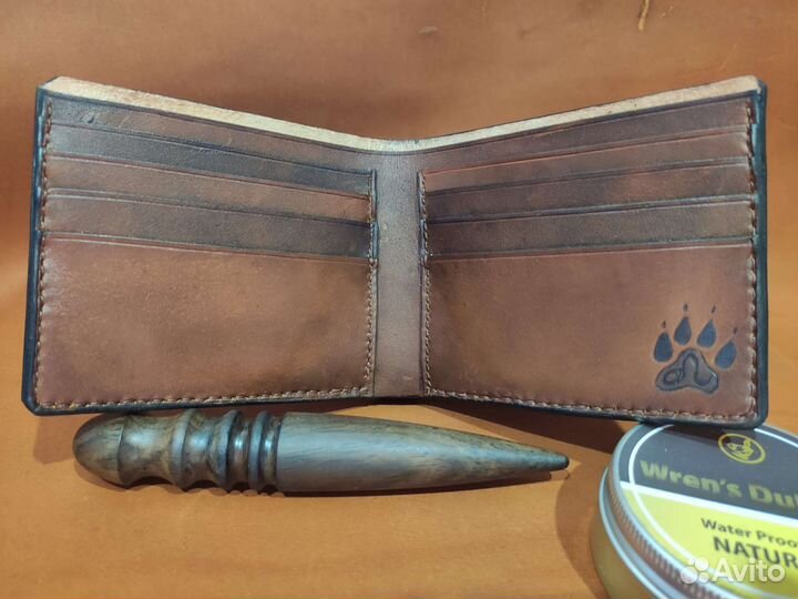 Мужской кошелек би-фолд