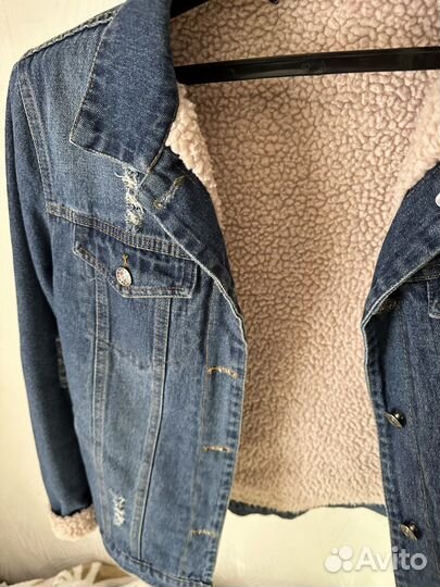 Куртка джинсовая утепленная