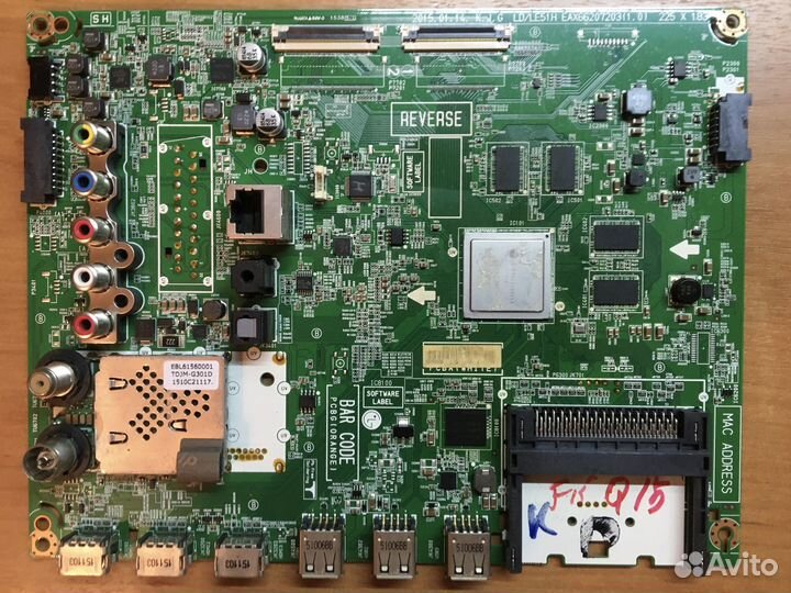 Материнская плата от телевизора eax66207203