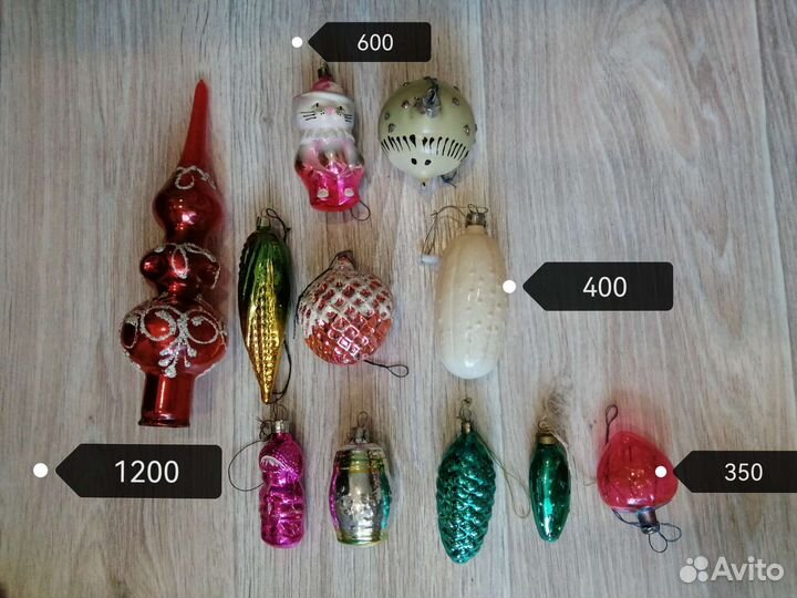 Ёлочные игрушки СССР