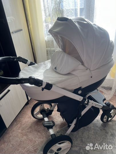 Коляска 2 в 1 lonex кож/зам