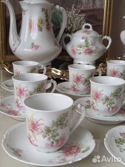 Антикварный сервиз Limoges,Франция