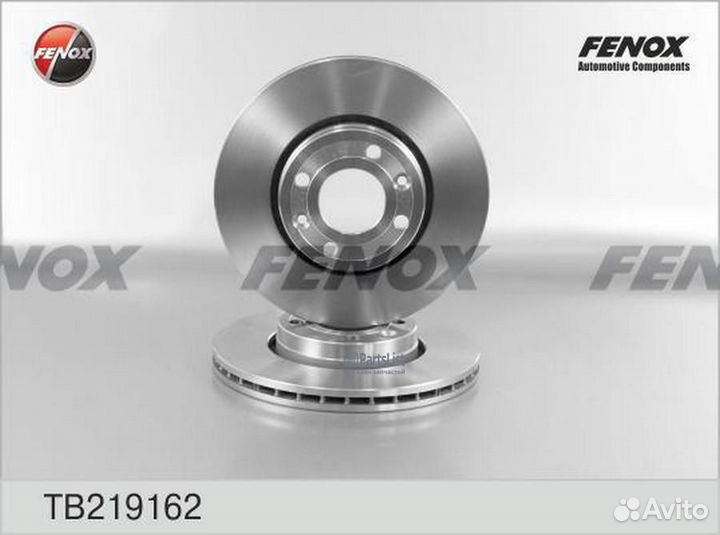 Диск тормозной передний nissan/renault/Lada Largus +ABS D260mm fenox TB219162 TB219162