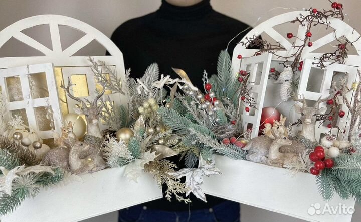 Новогодняя композиция(Проданы/под заказ)