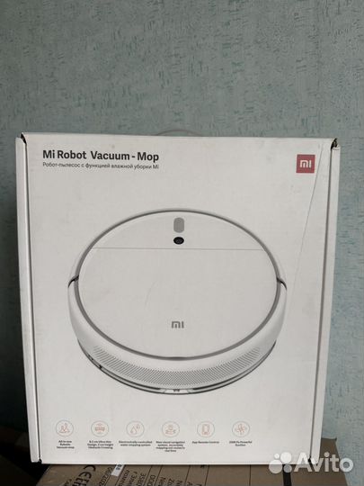 Моющий Робот пылесос xiaomi mi robot vacuum mop