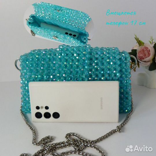 Сумка из бусин ручной работы