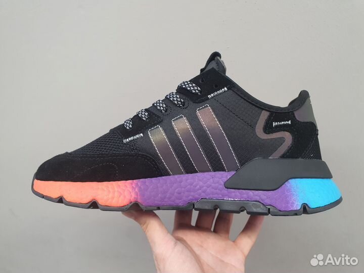 Adidas nite jogger black