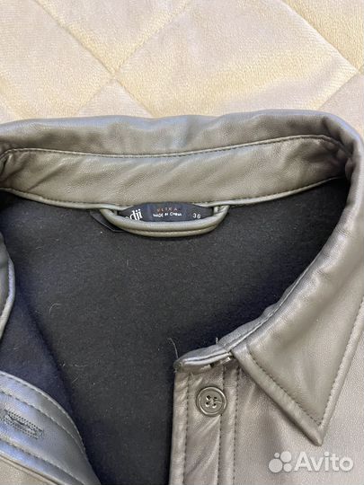 Рубашка женская экокожа