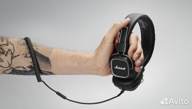 Наушники Marshall Major 2 / Маршал 2 Silver