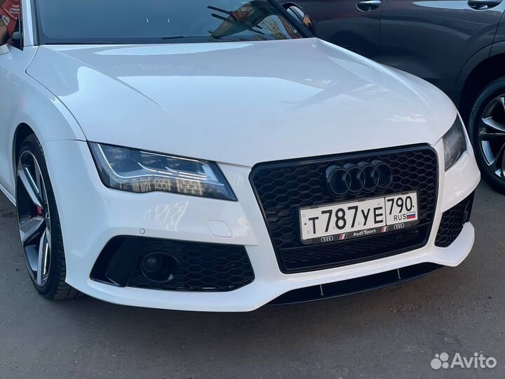 Бампер стиль Audi RS7 A7 4G дорестайл