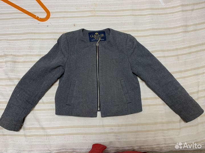 Серый Пиждак для девочки