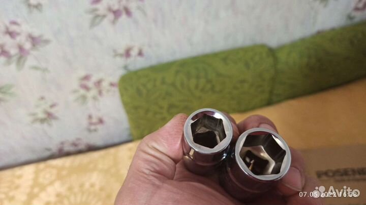 Электрический ударный гайковёрт 12 вольт