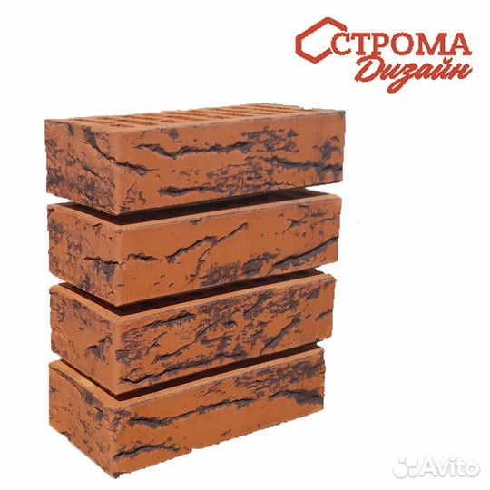 Кирпич облицовочный слоновая кость строма