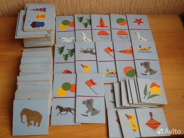 Домино для игровых занятий фанера детск сад винтаж