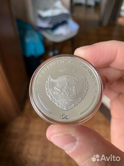 Монета палау серебрянная potala palace (доставка)