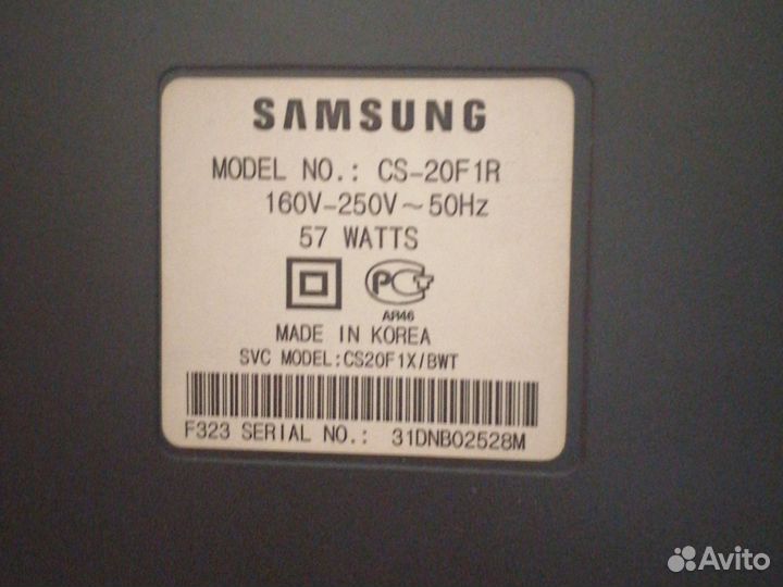 Телевизор Samsung 2000 года