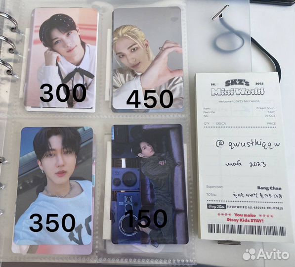 Карты stray kids,bts