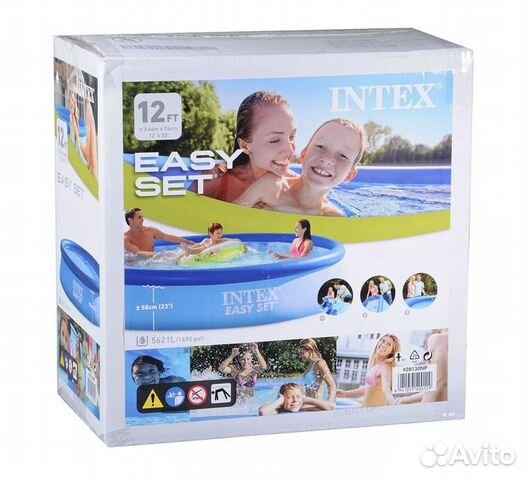 Новый Бассейн надувной Intex 366Х76 см